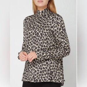 0039 ITALY Leopard Print Top